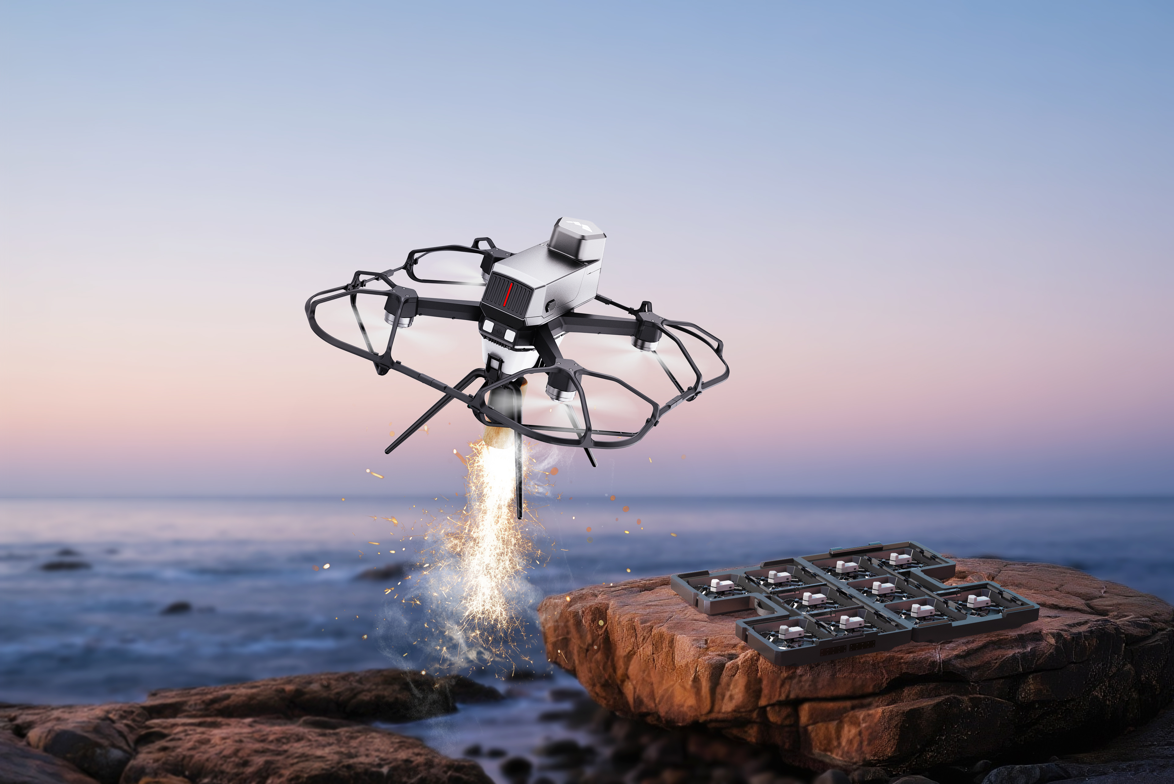 大漠大L3全新登場！&ldquo;萬架級&rdquo;高性能煙花無人機(jī)點(diǎn)亮夜空新玩法